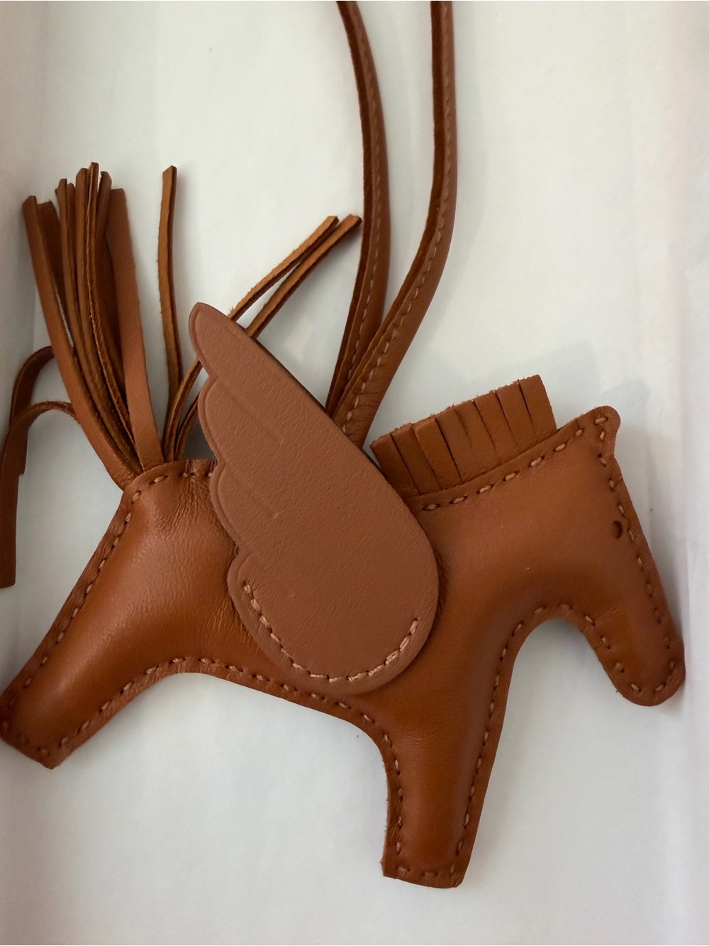 Hermès Milo Lambskin Swift Grigri Rodeo Pegase Horse Bag Charm - Picture 2 of 11